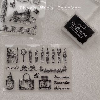 D003 - CLEAR STAMP dấu trong suốt