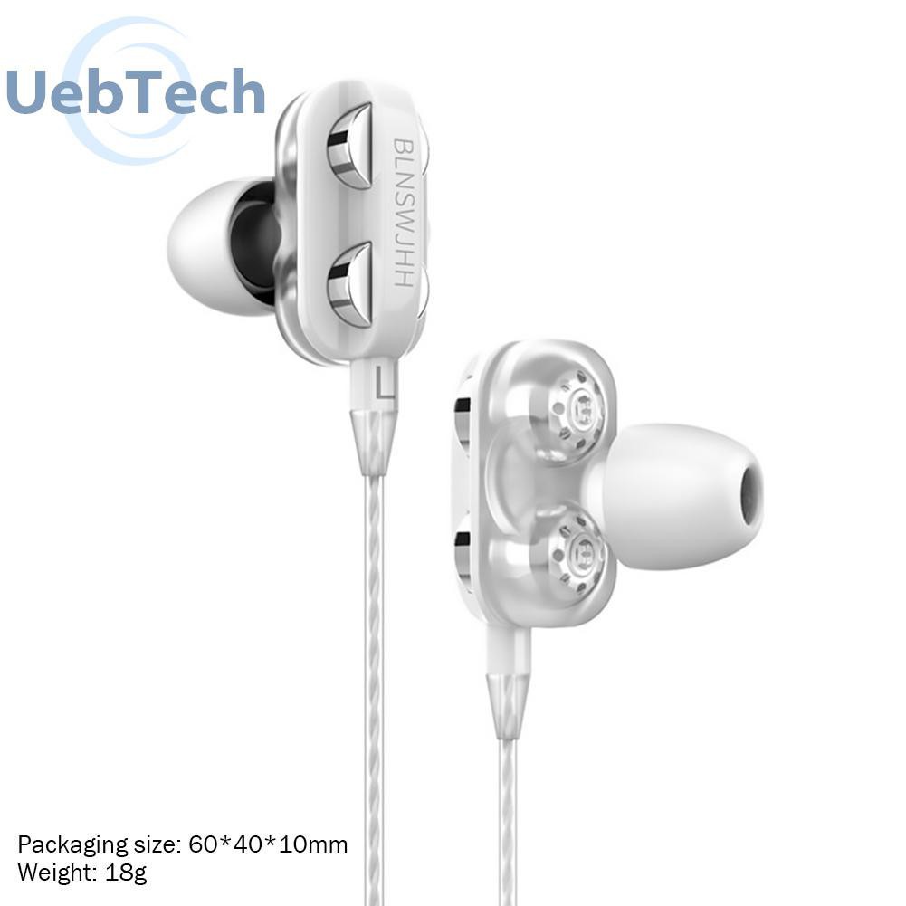 Tai Nghe Nhét Tai Uebtech A4 Có Dây Âm Thanh Siêu Trầm Cho Huawei