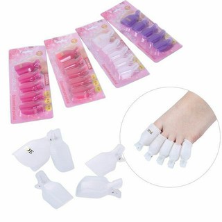 Kẹp ủ chân phá gel làm móng ( vỉ 5 ngón - vỉ 10 ngón )