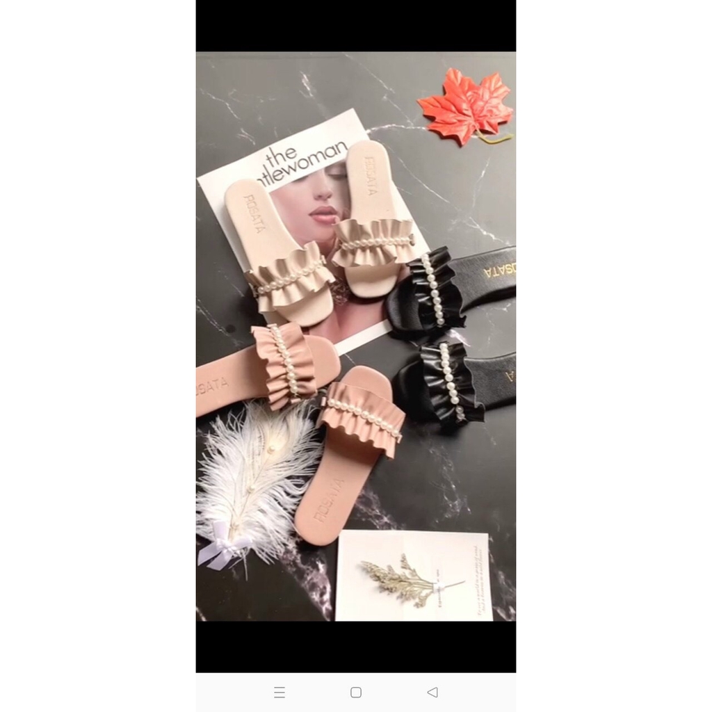 FREESHIP DÉP NỮ, DÉP THỜI TRANG NỮ XẾP BÈO NGỌC SIÊU XINH