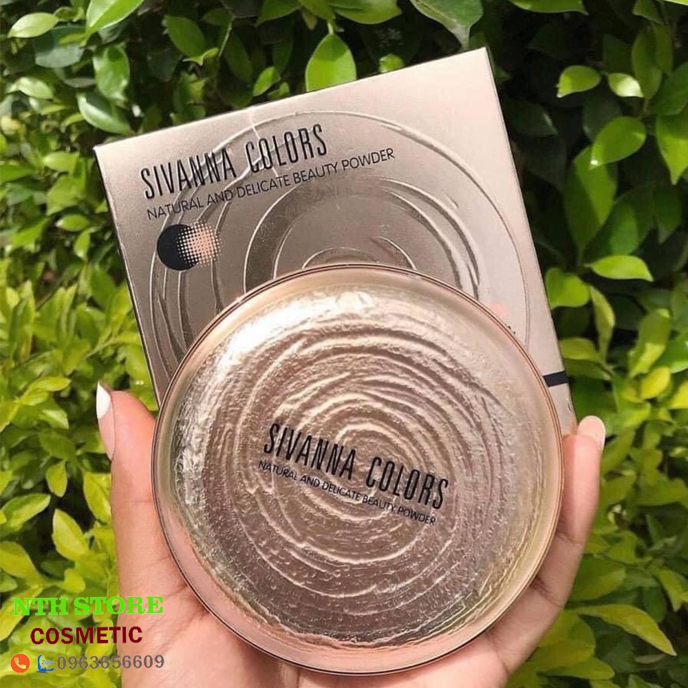 Phấn Phủ Sivana Giữ Tone 24h Kiểm Soát Dầu, Làm Sáng Da, Tạo Lớp , Chống Nước , chính hãng