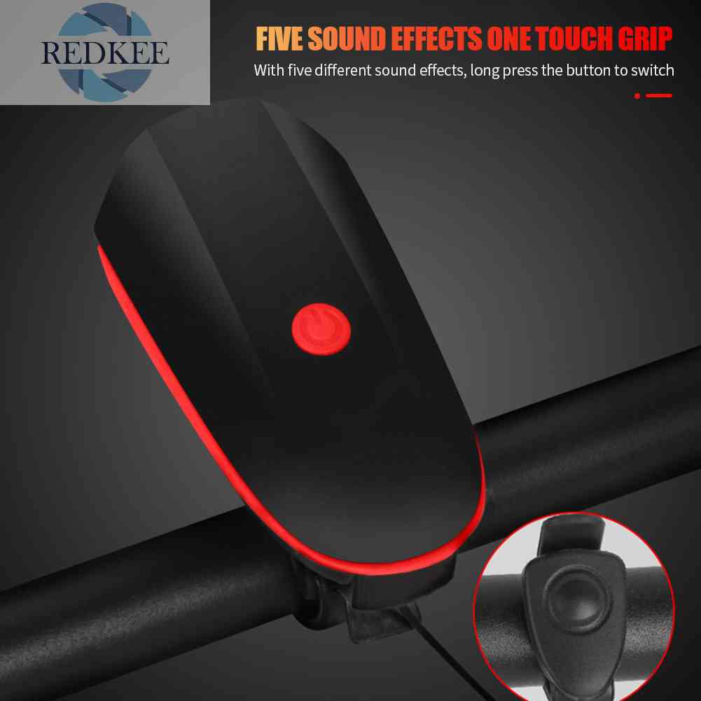 Đèn Pha LED 3W 240LM XPG Chống Thấm Nước Có Thể Sạc Lại Kèm Còi Cho Xe Đạp