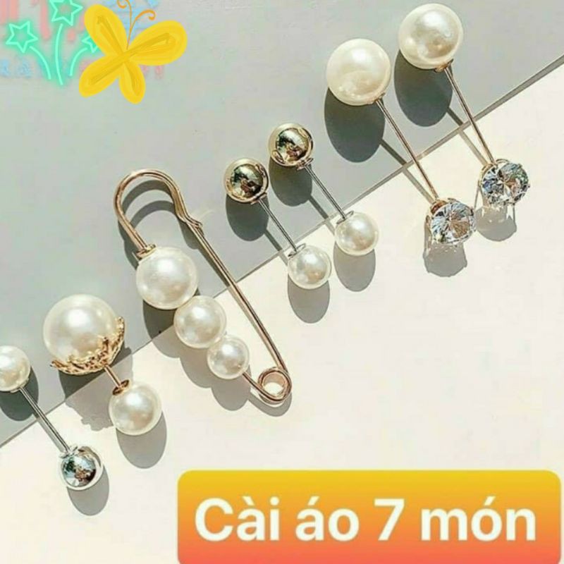 Set 7 cài áo mẫu mới