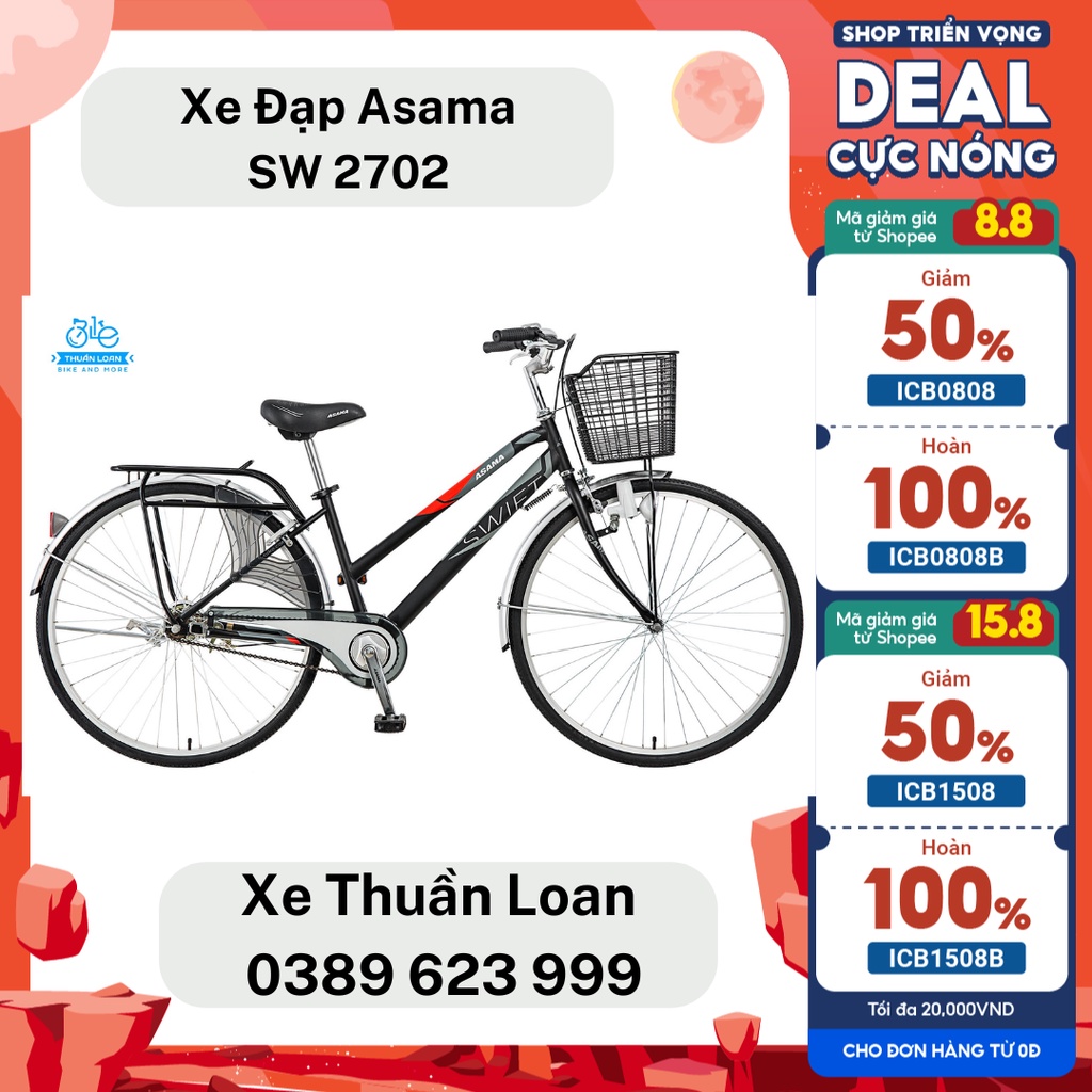 Xe đạp thời trang Asama CLD SW 2702