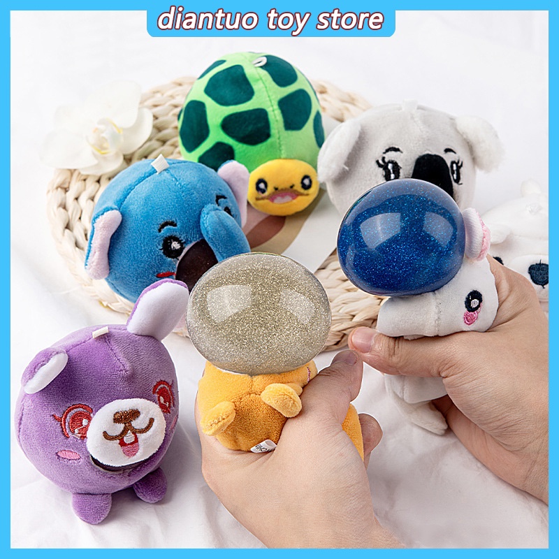 Đồ chơi nắn bóp đàn hồi hình hoạt hình dễ thương giải tỏa căng thẳng