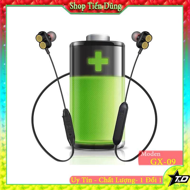 [Mã ELFLASH5 giảm 20K đơn 50K] Tai nghe bluetooth DJ Music XG 9 chống nước IPX5 kiểu dáng thể thao dạng tại vòng cổ