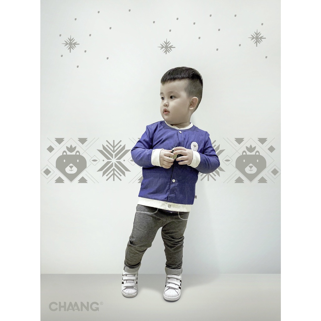 Chaang Áo khoác denim cho bé Snow