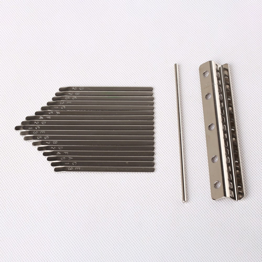 Bộ 17 Phím Kalimba DIY 17 phím khắc nốt sẵn âm trong trẻo