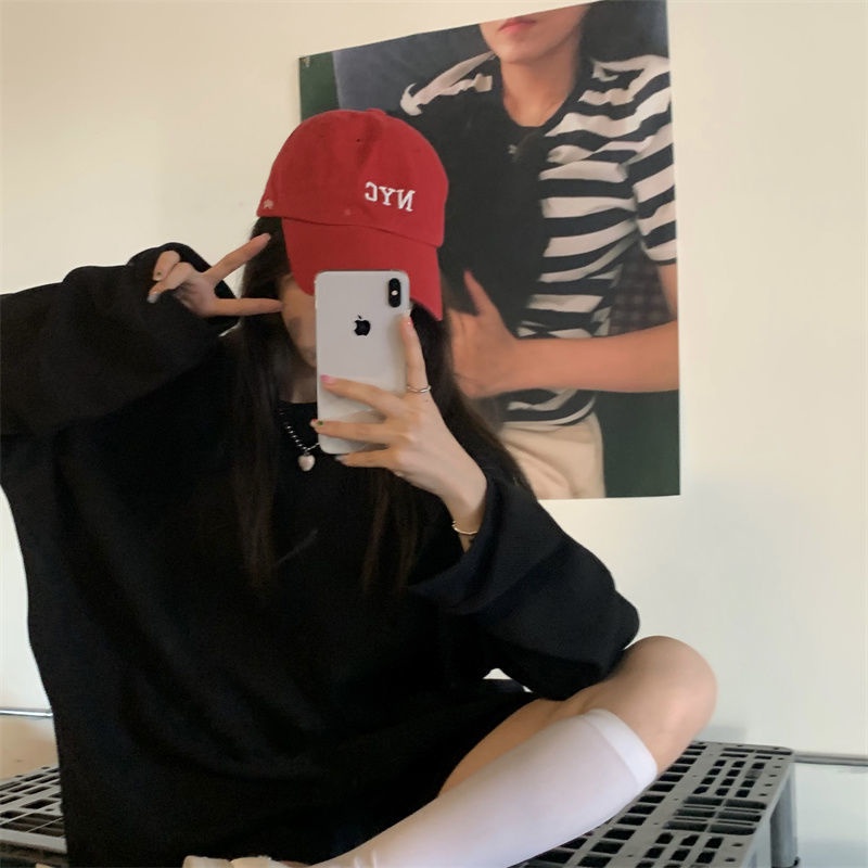 Set đồ COZOKC gồm áo tay dài và quần short thời trang cho nữ