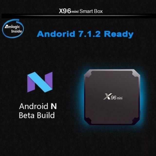 Mới Tv Box Android 7.1 Nougat Android X96 Mini Ram 2gb Rom 16gb Full Kodi Và Phụ Kiện