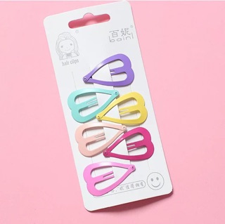 SET KẸP TÓC BẤM HÀN QUỐC NHIỀU MÀU