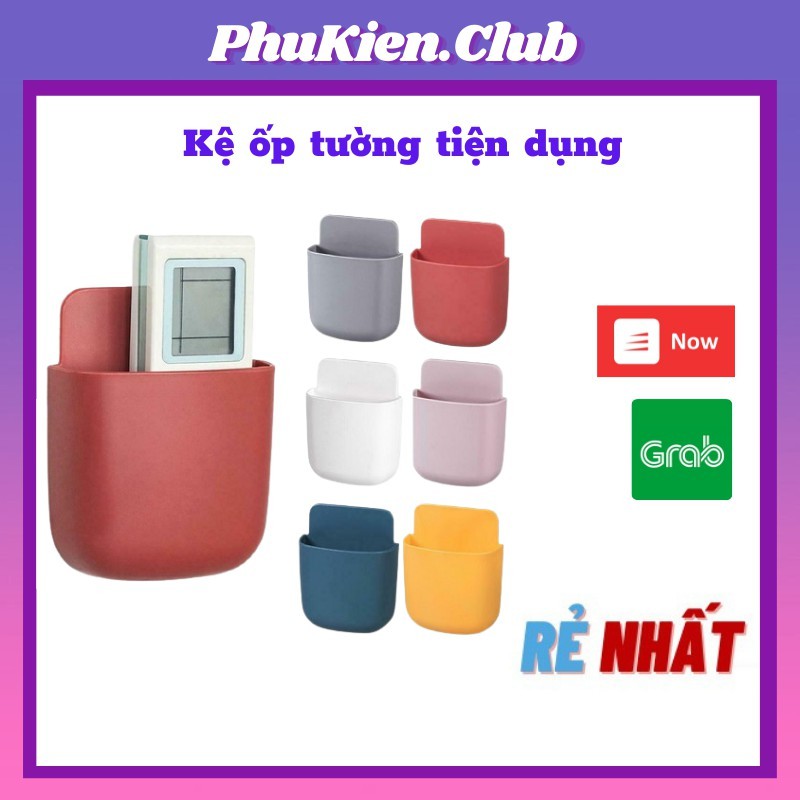 Kệ ốp tường để điều khiển, điện thoại và các vận dụng vô cùng tiện dụng