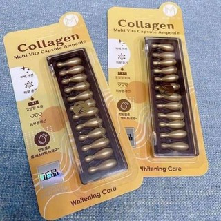 Tách lẻ 5 viên ủ collagen cô đặc vitamin A, C, E chuẩn Hàn
