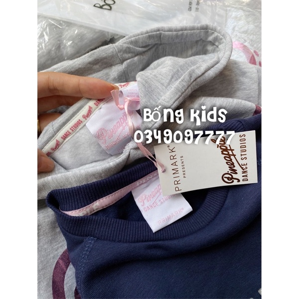 Áo Nỉ Bé Gái In Chữ Pin3Appl3 PR