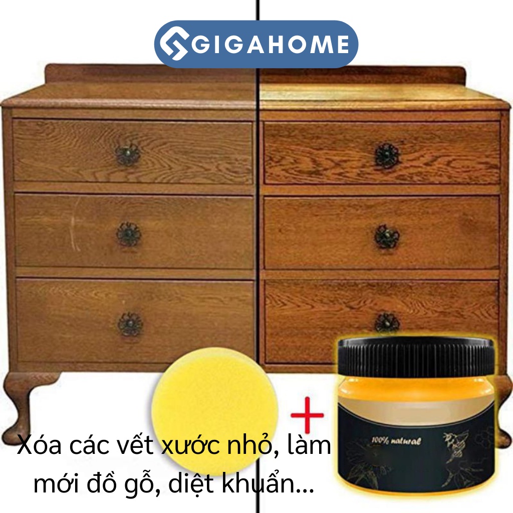 Sáp Ong GIGAHOME Đánh Bóng Sàn Gỗ, Vệ Sinh Nội Thất Chống Thấm Nước 9166