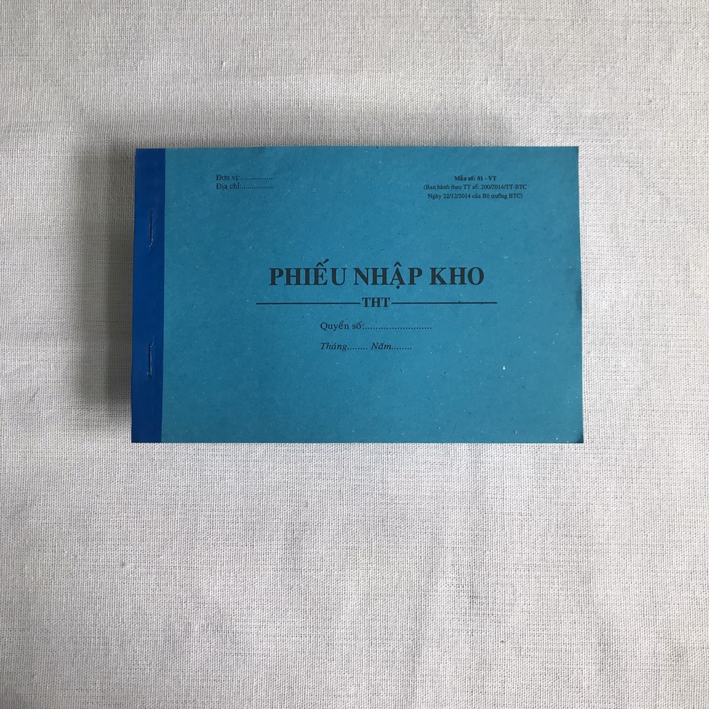 PHIẾU NHẬP KHO 2 LIÊN 13X19 25 BỘ