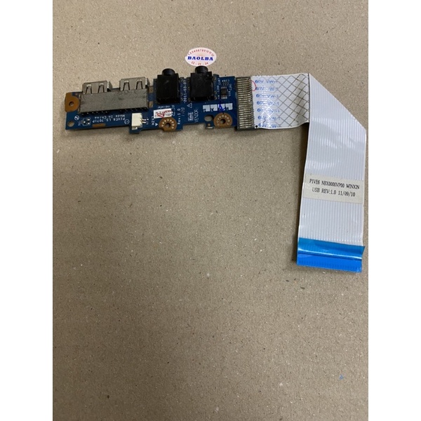 Board jack âm thanh và cổng usb laptop Acer Aspire One 722 NBX0000VP00 LS-7071P