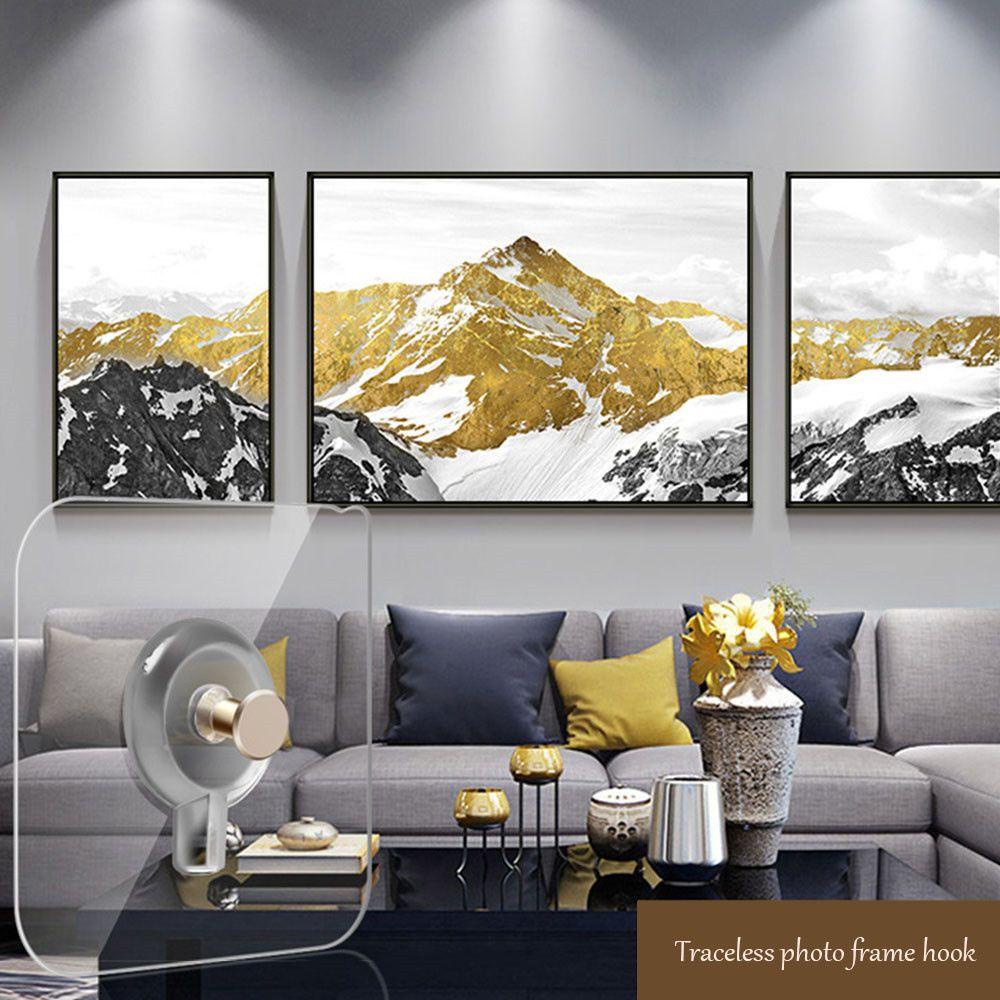 KUNHEV Móc Treo Khung Ảnh Dán Tường Tự Dính Tiện Dụng Cho Nhà Bếp / Nhà Tắm