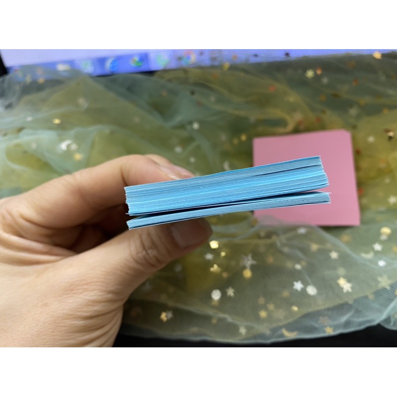 Hot hit!!!! 100 giấy gấp hạc trơn mầu 6,5 cm