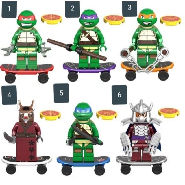 MÔ HÌNH LEGO NINJA RÙA ( NINJA TURTLE )