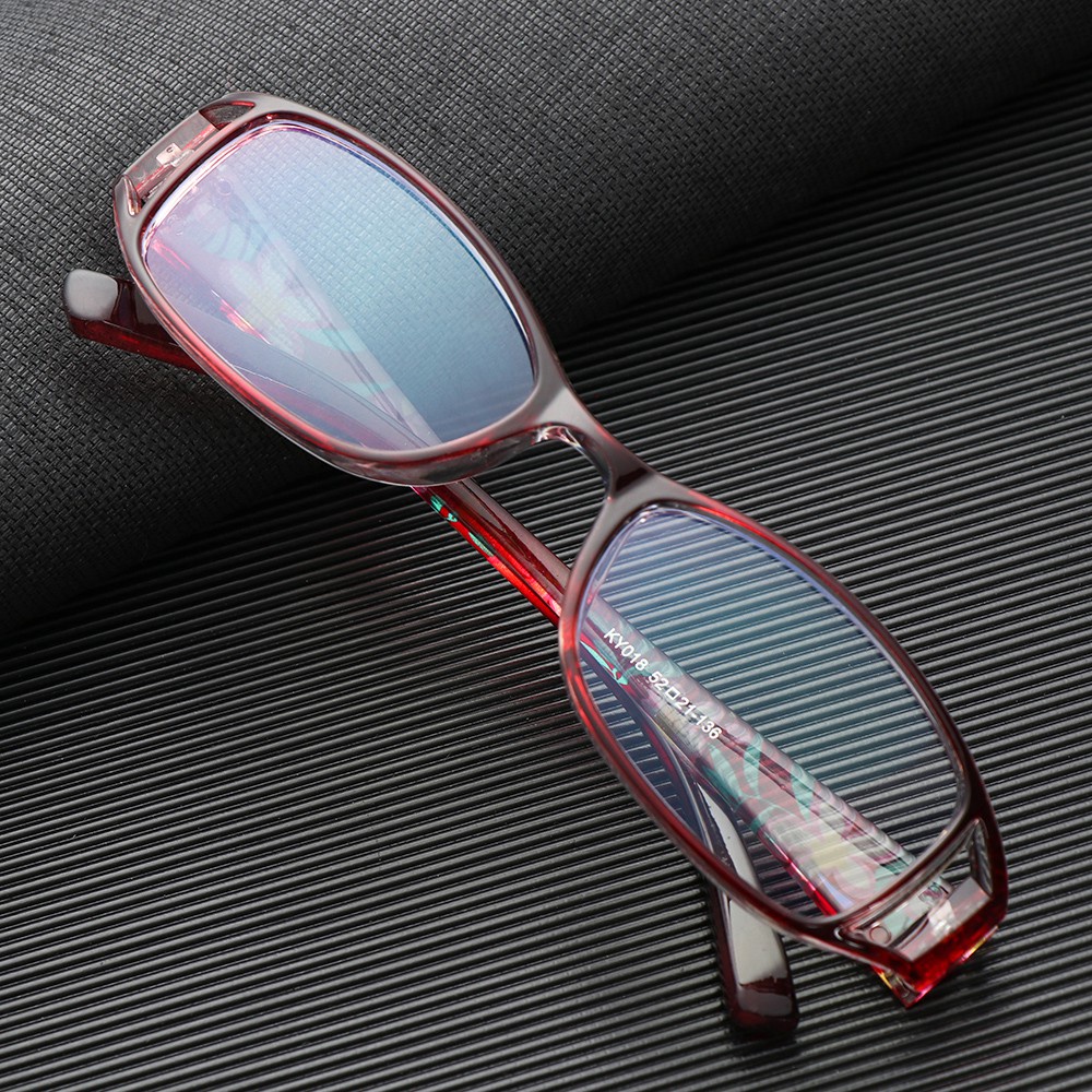 Kính mắt đọc sách siêu nhẹ chống ánh sáng xanh gọng họa tiết hoa thời trang Vintage cho nữ