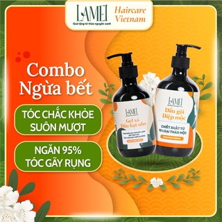 Combo Dầu Gội Và Gel Xả Lamei Phục Hồi Tóc Hư Tổn - Lamei Haircare Vietnam