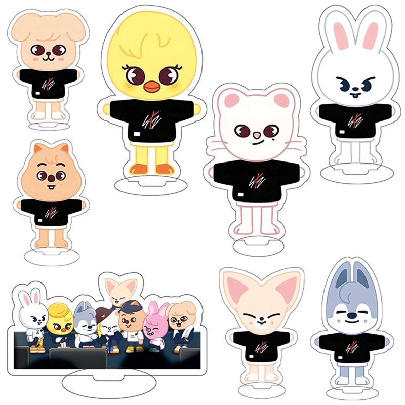 Mô Hình Nhân Vật Szoo SKZOO Bằng Acrylic Để Bàn Trang Trí