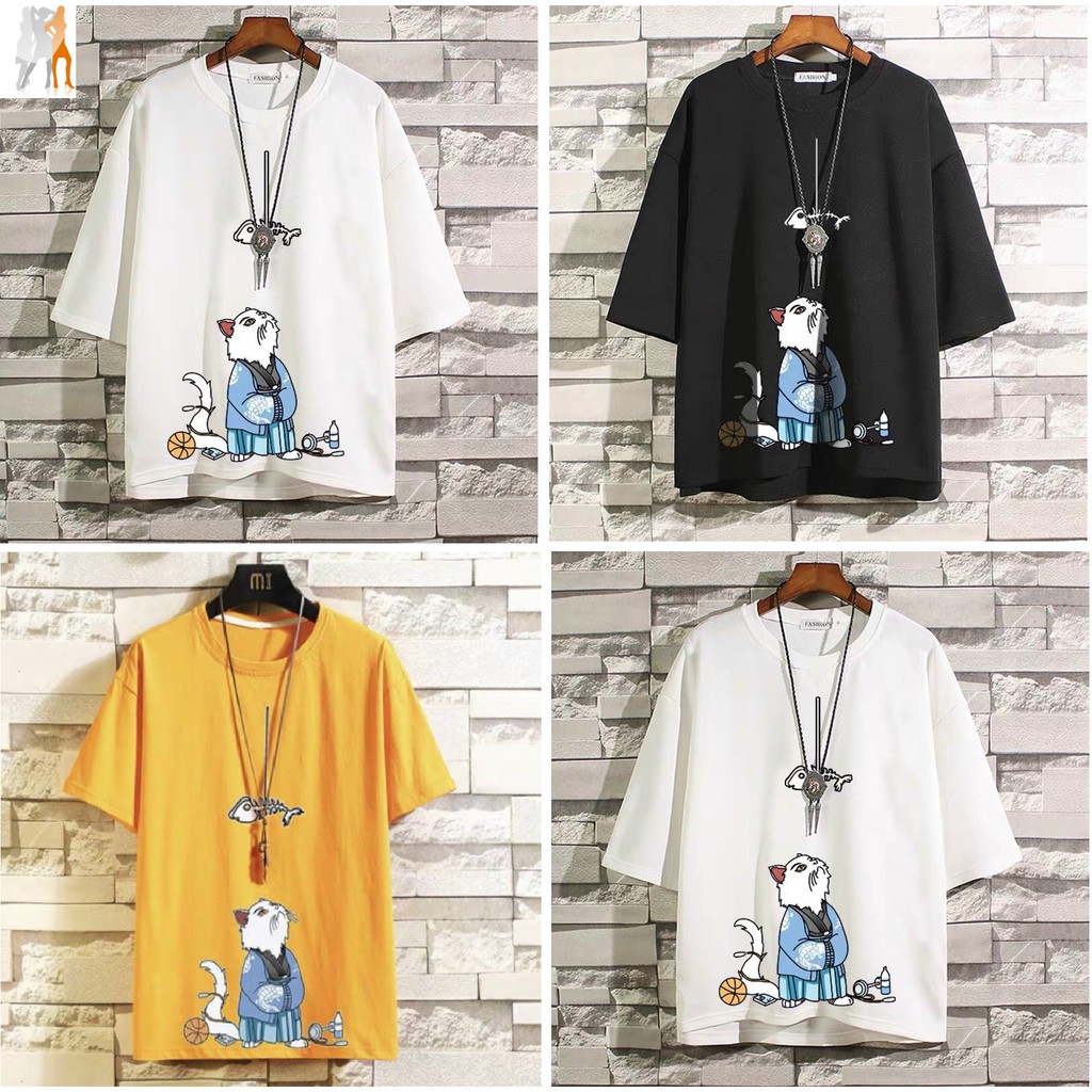 Áo thun unisex hình Mèo Nhật - Trùm Chuyên Sỉ Thời Trang