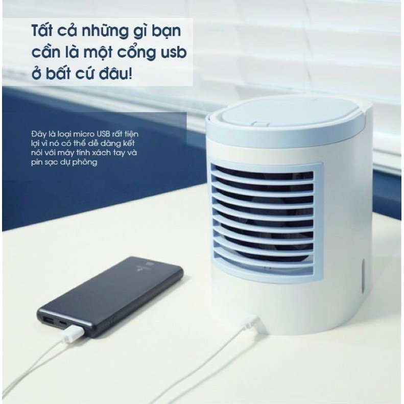 QUẠT ĐIỀU HOÀ MINI QUQU QUẠT HƠI NƯỚC VĂN PHÒNG NỘI ĐỊA HÀN QUỐC