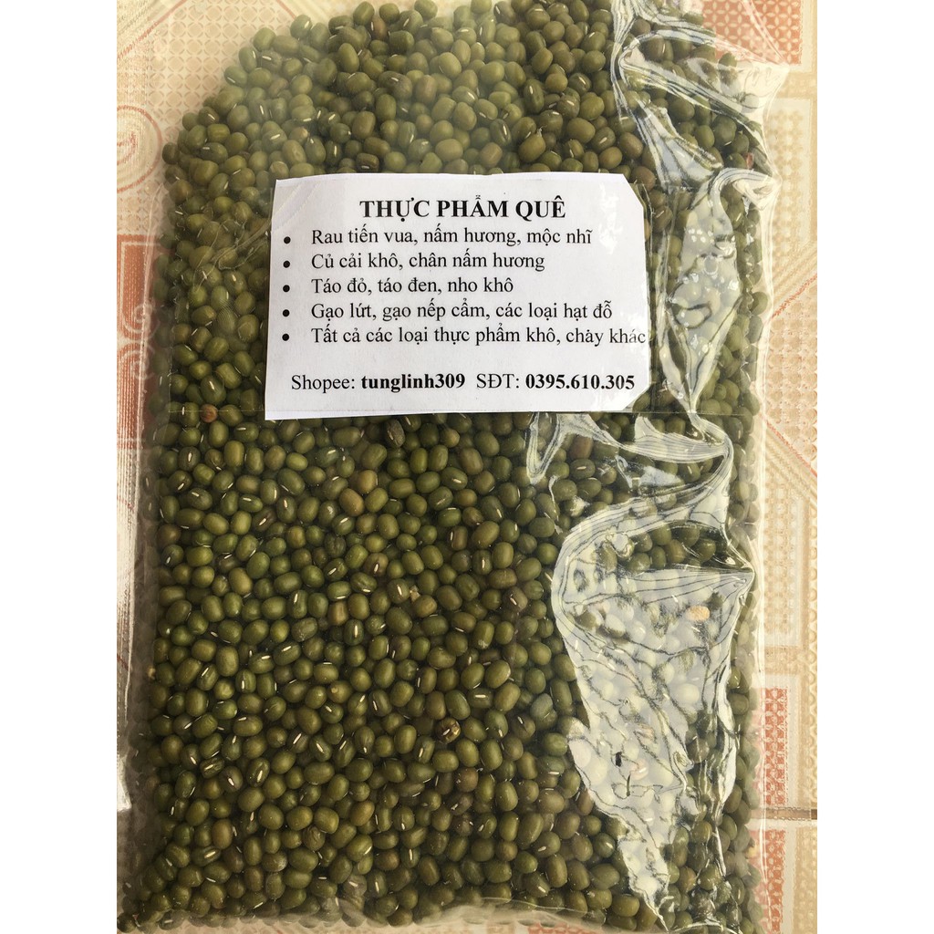 Đỗ xanh nguyên hạt làm giá đỗ (1kg)