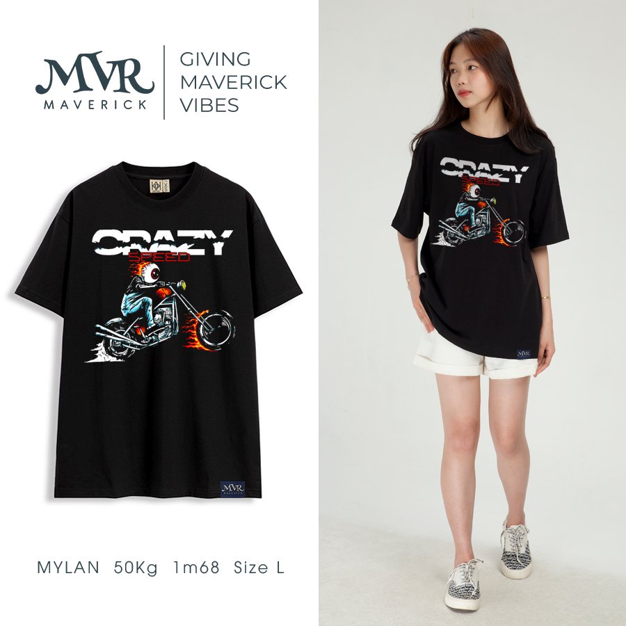 Áo thun tốc độ điên cuồng cực chất nam nữ phông unisex phong cách bigsize tay lỡ localbrand MVR BB4322