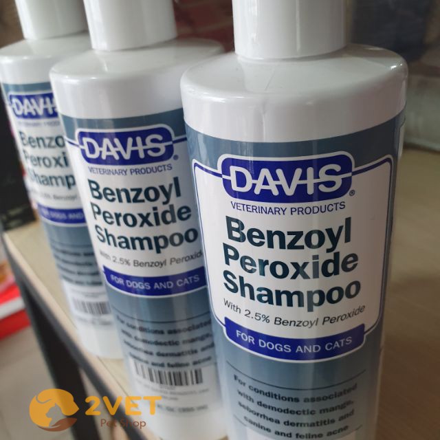 Sữa Tắm Davis Benzoyl Peroxide - Chai 335ml - Dầu Tắm - Hỗ Trợ Các Vấn Đề Về Lông - Da - Xuất Xứ Từ Mỹ