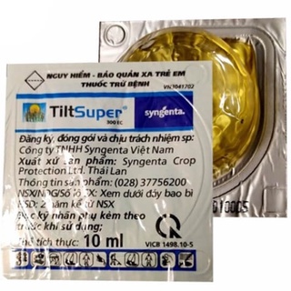 Thuốc Trừ Bệnh Tilt Super 300EC Đặc Trị Phấn Trắng, Đốm Lá, Rỉ Sắt Cho Cây Trồng - 10ml