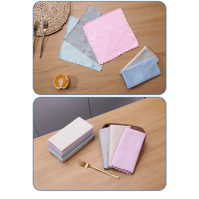 Khăn Vảy Cá Thấm Hút Nước Không Xù Lông Lau Nhà Bếp/ Bát đĩa/ Lau Kính đa Năng #C712