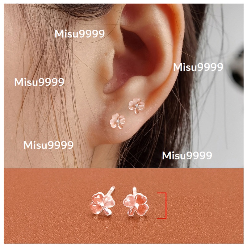 Khuyên nhựa sinh học giữ lỗ, xỏ siêu mỏng 0,8mm, Nhiều hình