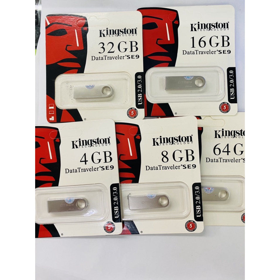 USB Kingston SE9 4GB 8GB 16GB 32GB 64GB Chống Nước