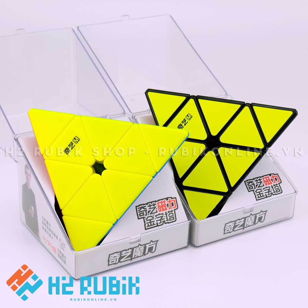 [SIÊU RẺ] Rubik tam giác QiYi MS Pyraminx Magnetic (có nam châm sẵn) - Rubik quay trơn giá rẻ chuyên nghiệp