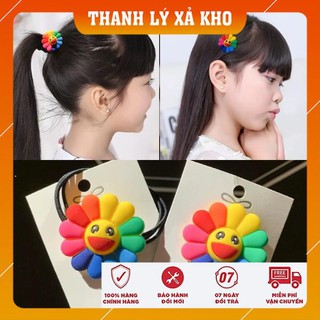Buộc tóc hoa mặt trời siêu xinh