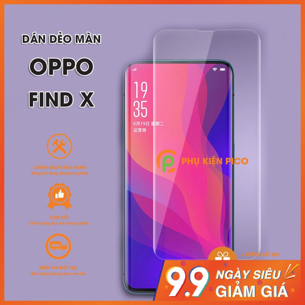 [XẢ HÀNG] Dán màn hình Oppo Find X PPF cao cấp dẻo trong suốt full màn hình