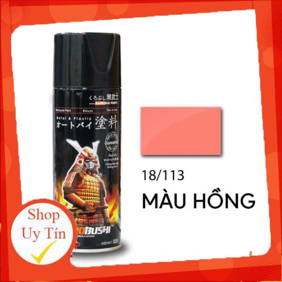 SƠN SAMURAI KUROBUSHI  MÀU HỒNG TIÊU CHUẨN (113)