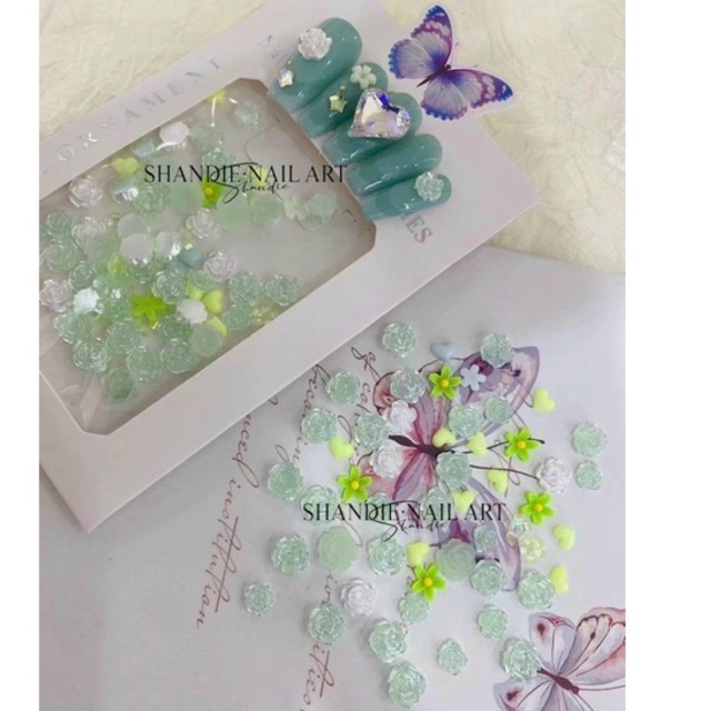 Cham Hoa Hồng Mix Nhiều Mẫu Siêu HOT