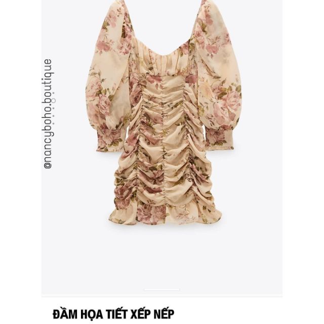Đầm hoa Zara - Trả hàng