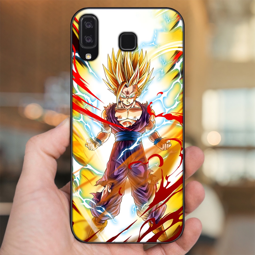 Ốp lưng Samsung A8 Star viền đen in hình Gohan Dragon Ball