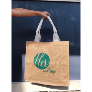 Túi cói /Túi vải đay thời trang[Quà tặng các hãng]