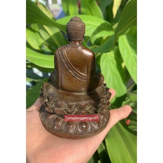 Tượng đồng phật bổn sư thích ca (cao 10 cm )