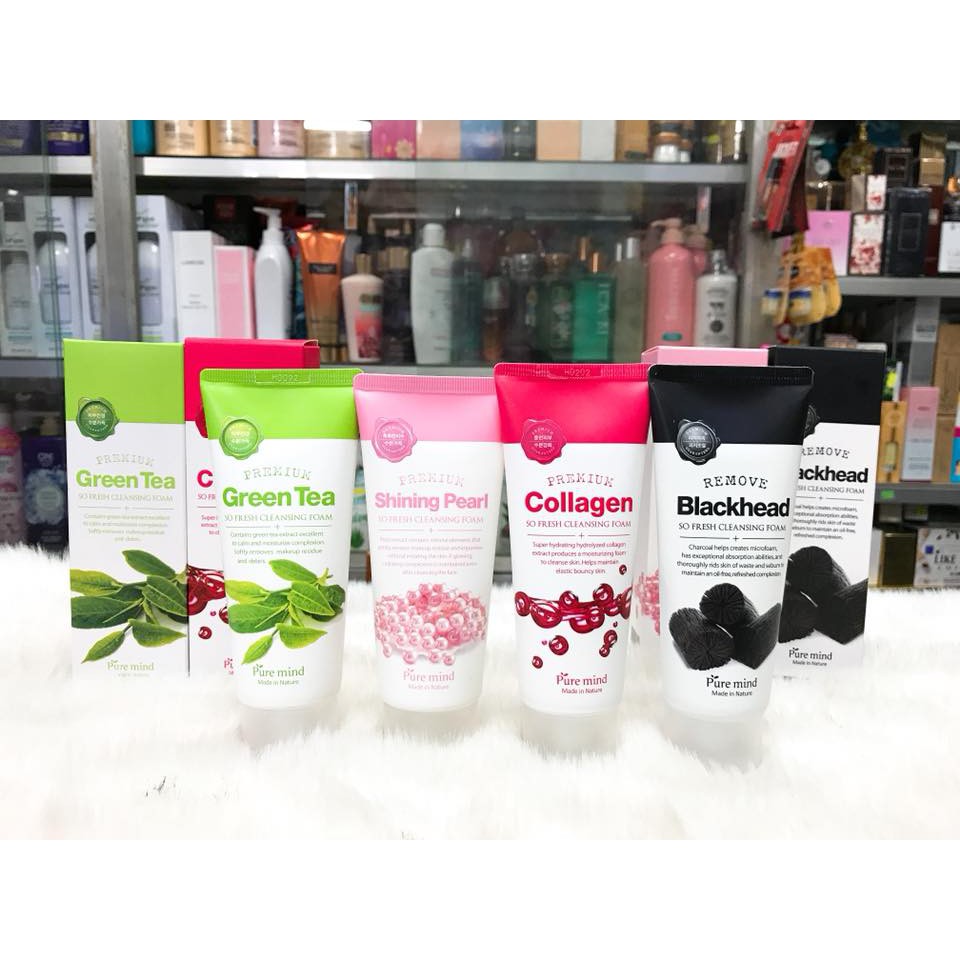 SỮA RỬA MẶT SẠCH SÂU SÁNG MỊN PURE MIND HÀN QUỐC
