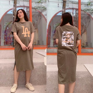Đầm thun suông chữ