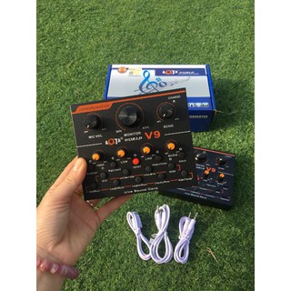 Sound card thu âm V9 plus