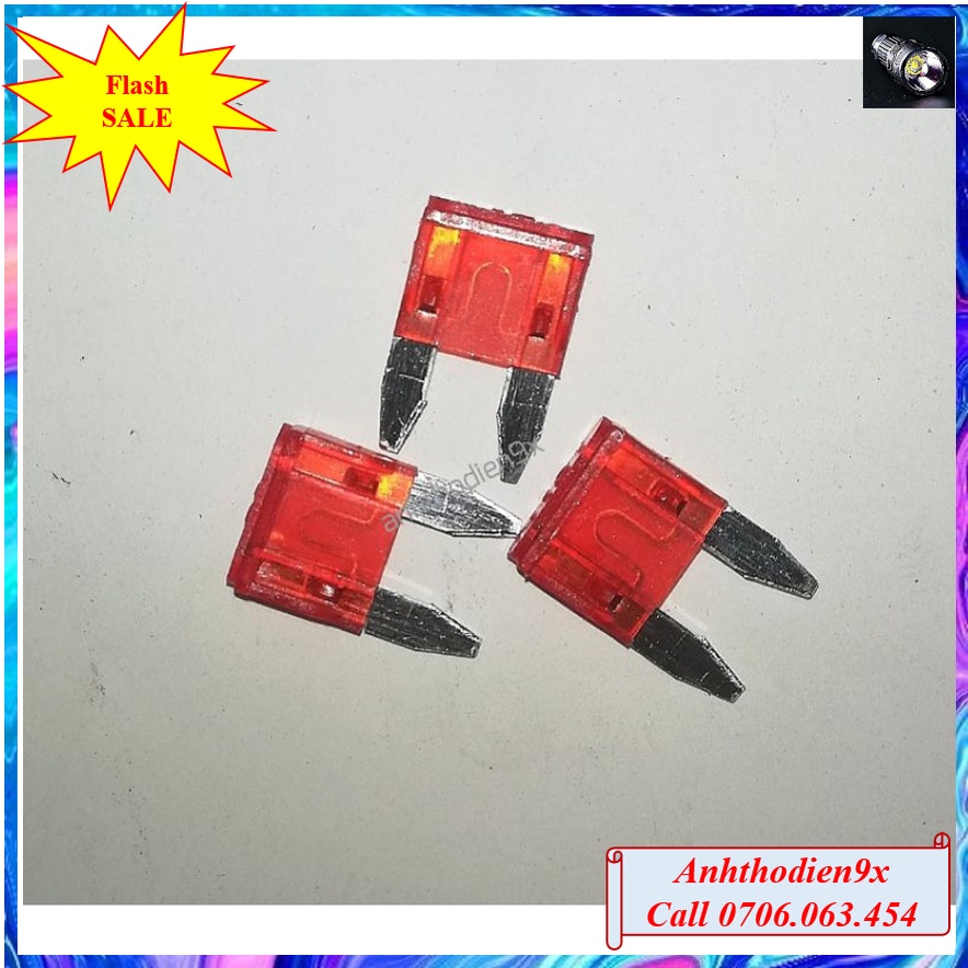 Cầu Chì Xe Máy 10A ( 10 cái) | Anhthodien9x
