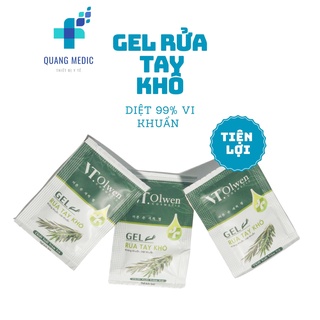 Gel rửa tay khô nước sát khuẩn sát trùng dạng dây 10 gói